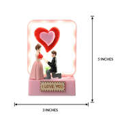 Measuement of Love Couple Figurine