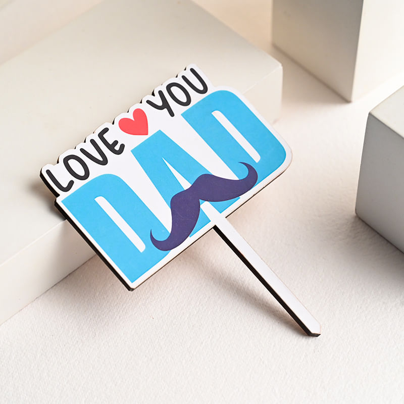 Love Dad Cake Topper