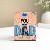 Love Dad Personalised Wooden Plank