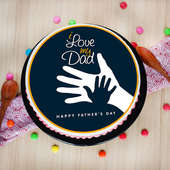 Poster Cake for Papa- Fathers day cake