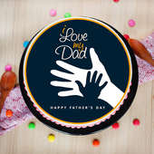 Poster Cake for Dad - Fathers day cake online