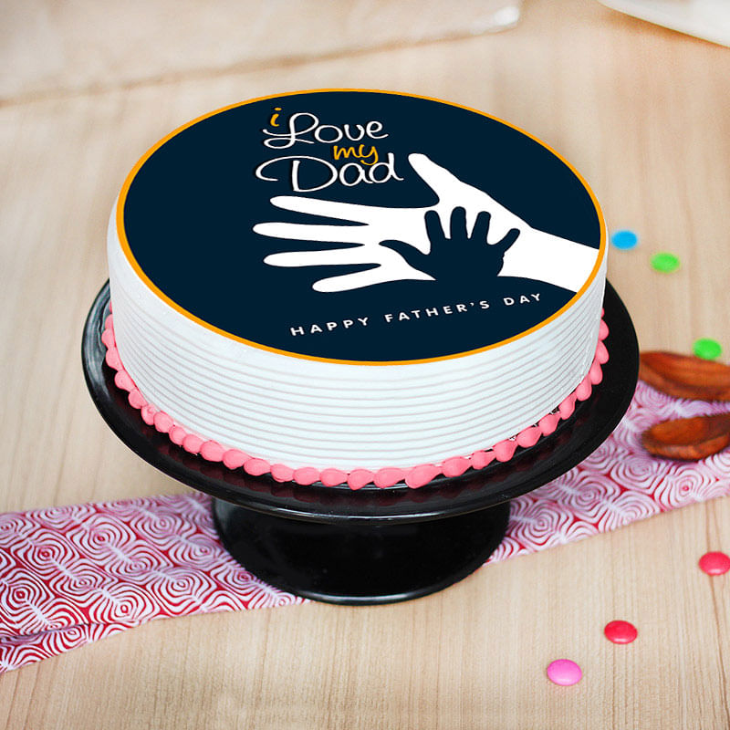 Poster Cake for Dad - Special Fathers day cake