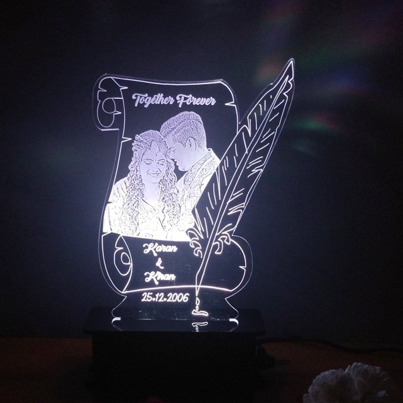 Love Feather LED Lamp