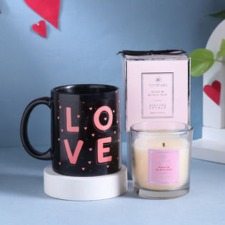 Love Fragrant Candle With Mug