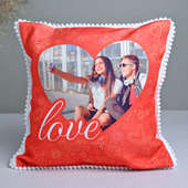 Love Heart Personalised Cushion