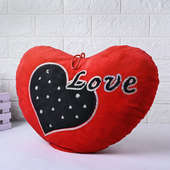Love Heart Plush Cushion For Valentine