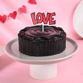 Love Infused Chocolate Cake