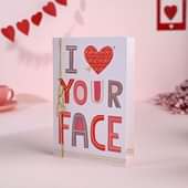 Love N Heart Greetings Card