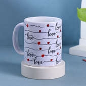 Love N Hearts Printed Mug