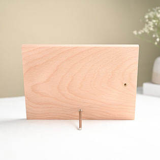 Love Papa Personalised Wooden Plank - Back View