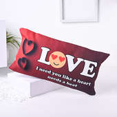 Printed Pillow For Valentine's Day