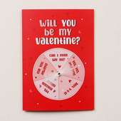 Love Promise Spinwheel Valentine Card