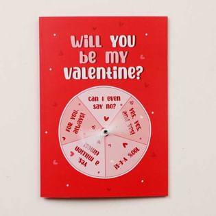 Love Promise Spinwheel Valentine Card