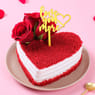 Valentine Rose Velvet Cake