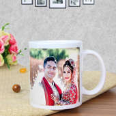 Love Reloaded - A Customised Anniversary Mug with Front View