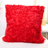 Love Square Custom Cushion (Back view)