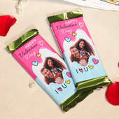 Happy Valentine Day Personalised Chocolate