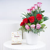 Love Wrapped In Roses And Chocolate