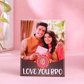 Love You Bro Personalised Keepsake