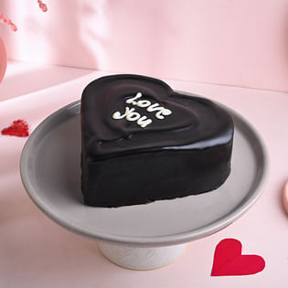 Love You Chocolate Truffle Cake For Her