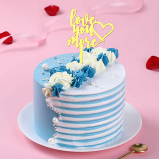 Love You Classic Vanilla Cake