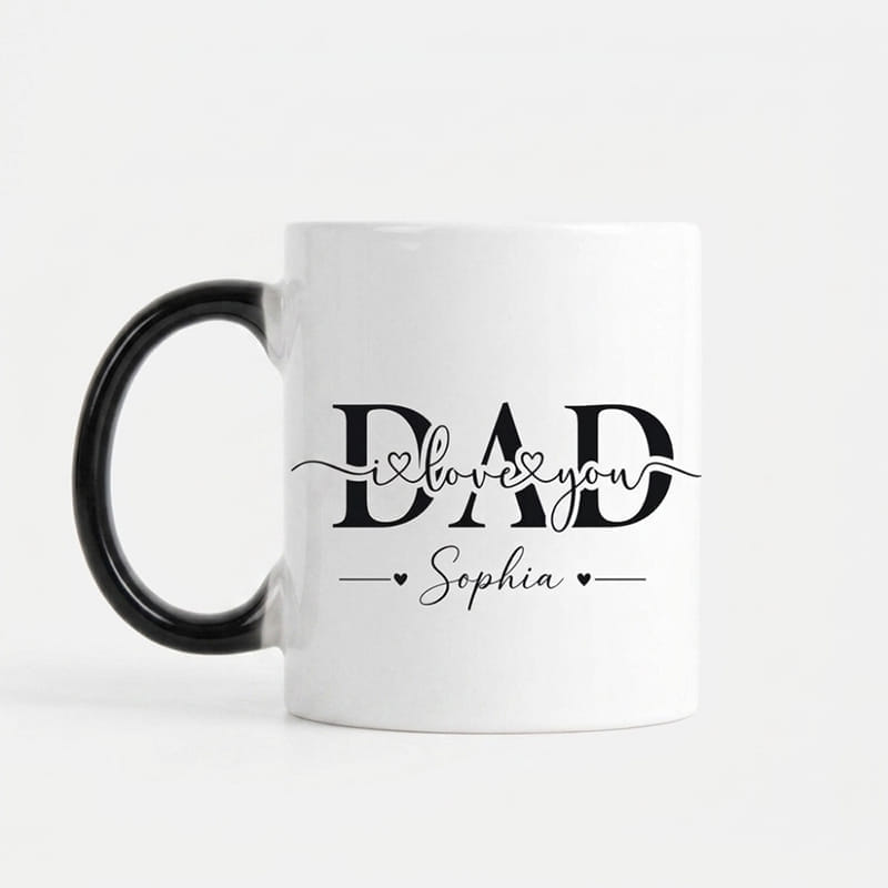 Love You Dad Personalised Mug