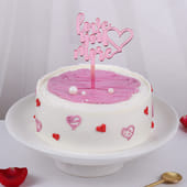 Love You More Choco Blush Cake