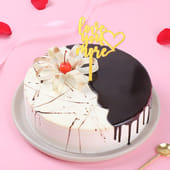 Love You More Chocolate Drizzle Cake