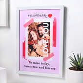 Love You Personalised Valentines Day Frame