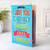 Love You Very Much Greeting Card For Valentine Day