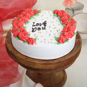 Love You With Red Velvet (Anniversary Cake)