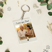 Love Your Dad Personalised Keychain