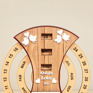 Timeless Love Table Calendar Gift for New Year