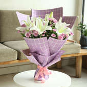 Buy Lovely Lilies Bouquet Online