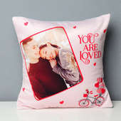 You Are Loved Personalised Printed Cushion