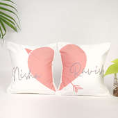 Personalised Couple Two Lovestruck Pillows