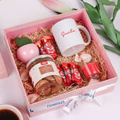 Lovey Dovey Hamper with Mug, candel and choclates