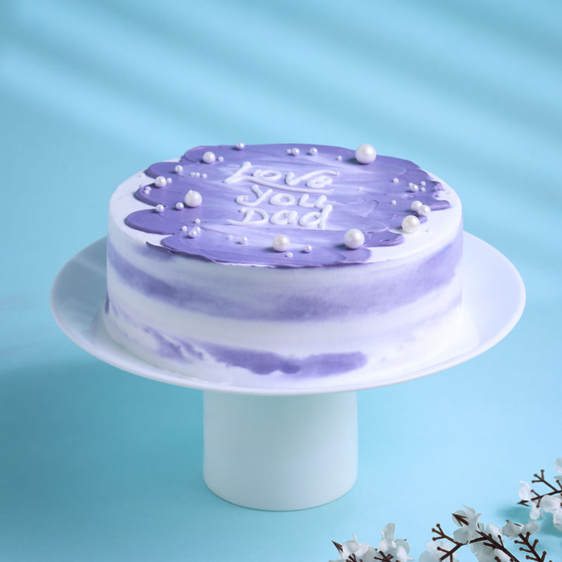Loving Fathers Day Cake - Side View