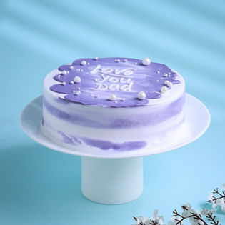 Loving Fathers Day Cake - Side View