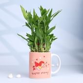 Lucky Bamboo In Super Mom Mug