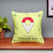 Lucky To Find You Printed Cushion