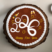 Lush Red Velvet New Year Cake