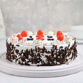 Luv Mom Black Forest Mothers Day Cake Top View