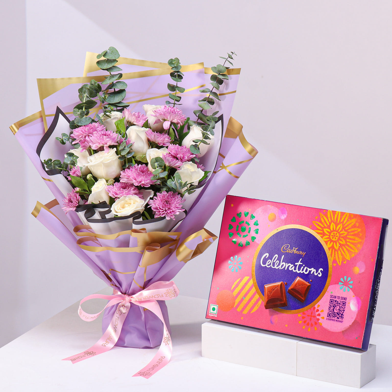 Luxe Blooms With Cadbury Celebrations Box