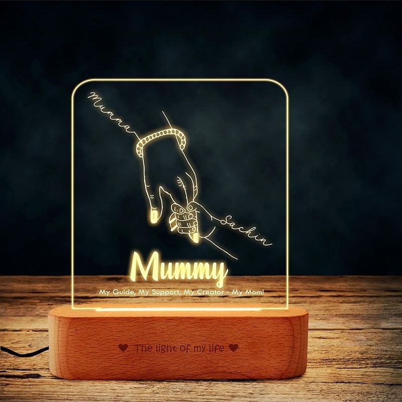 Maa N Me Personalised Led Lamp