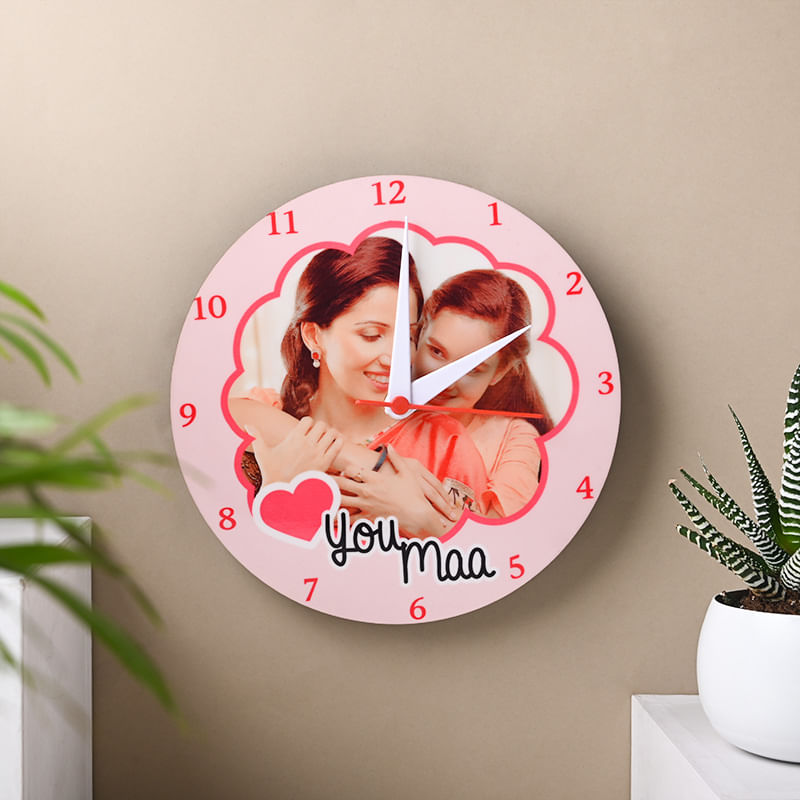 Personalized Wall Clock for Mom