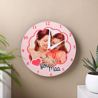 Personalized Wall Clock for Mom