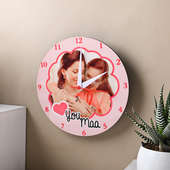 Personalized Wall Clock for Mom