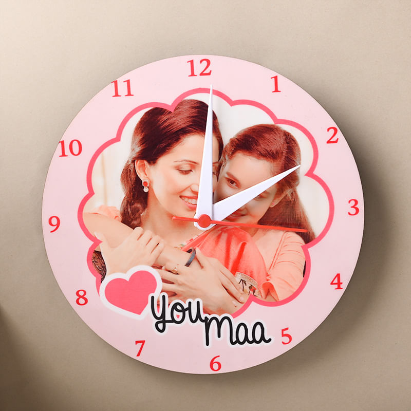 Personalized Wall Clock for Mom