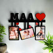 Mothers Day Wooden Personalized Frame for Maa